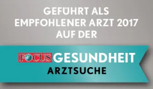 Focus Siegel der Praxis für Implantologie in Dortmund